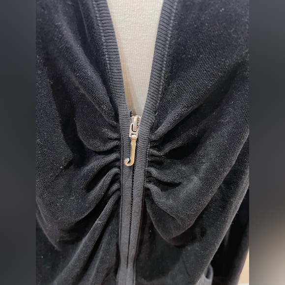 Juicy couture long line black sweater XL - Picture 2 of 4